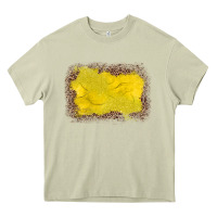 Mossy gemstone yellow leopard background Heavy Core Tee - JahusDesignShop