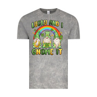 Cloud Rock lucky and i gnome it Vintage Tee - MaliasSmallBusiness