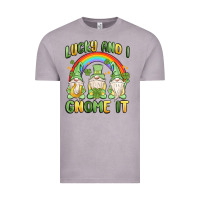 Vintage Zinc lucky and i gnome it Vintage Tee - MaliasSmallBusiness
