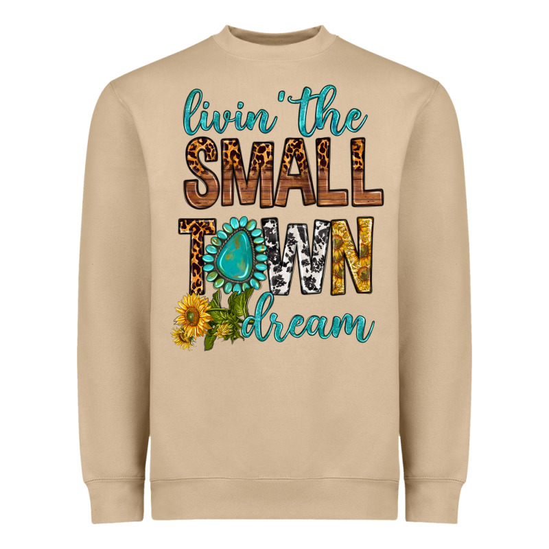 Living The Small Town Dream Heavyweight Sweatshirt by BundleAndBundleShop | Teevron