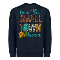 Navy Living The Small Town Dream Heavyweight Sweatshirt - BundleAndBundleShop