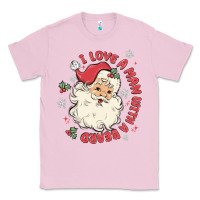 Bubblegum Pink i love a man with a beard Classic Tee - MaliasSmallBusiness