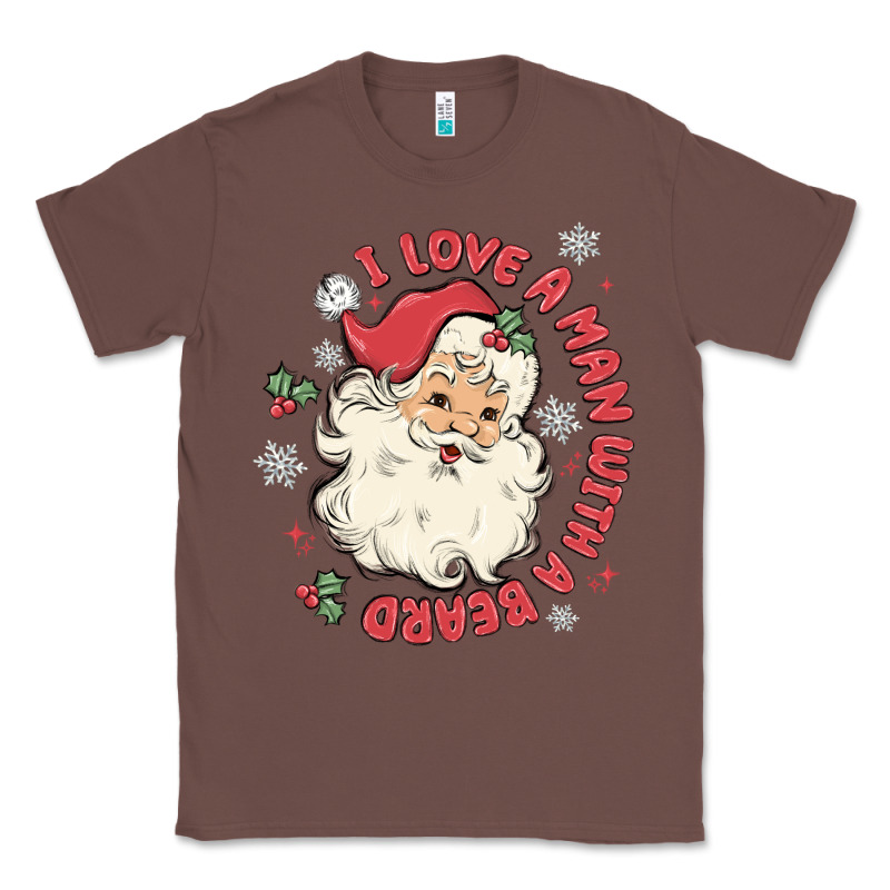 I Love A Man With A Beard Classic Tee by MaliasSmallBusiness | Teevron