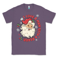 Lavender i love a man with a beard Classic Tee - MaliasSmallBusiness