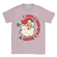 Lilac i love a man with a beard Classic Tee - MaliasSmallBusiness