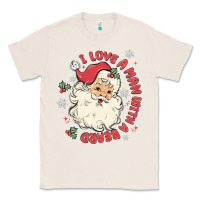 Natural i love a man with a beard Classic Tee - MaliasSmallBusiness
