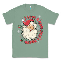 Sage i love a man with a beard Classic Tee - MaliasSmallBusiness