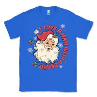 True Royal i love a man with a beard Classic Tee - MaliasSmallBusiness