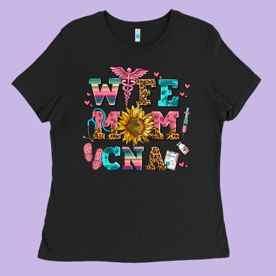 Wife Mom Cna Ladies Tee Designed By Adodesignshop