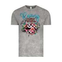 Cloud Rock racing girl Vintage Tee - JahusDesignShop