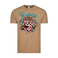 Vintage Coffee racing girl Vintage Tee - JahusDesignShop