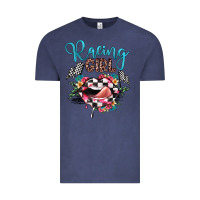 Vintage Denim racing girl Vintage Tee - JahusDesignShop