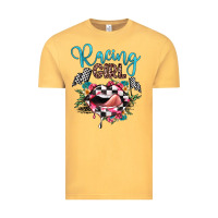 Vintage Mustard racing girl Vintage Tee - JahusDesignShop