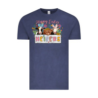 Vintage Denim happy easter heifers Vintage Tee - MaliasSmallBusiness