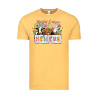 Vintage Mustard happy easter heifers Vintage Tee - MaliasSmallBusiness