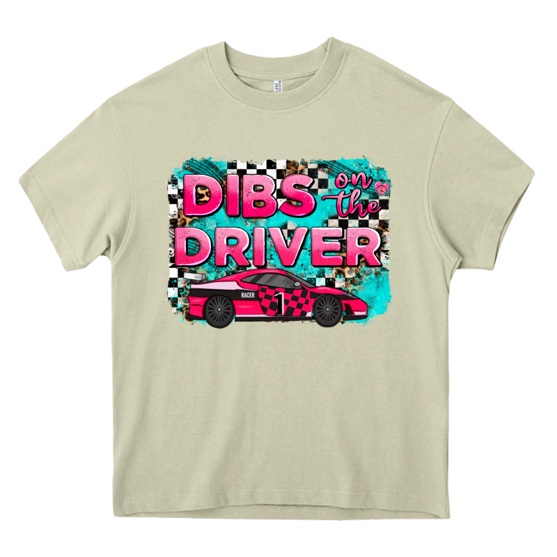 Dibs On The Driver Background Heavy Core Tee by AdoDesignShop | Teevron
