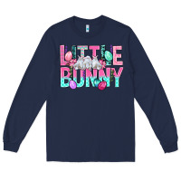 Navy Little Bunny Easter Long Sleeve Tee - BundleAndBundleShop