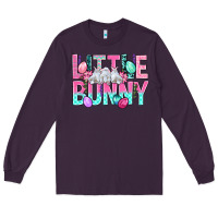 Plum Little Bunny Easter Long Sleeve Tee - BundleAndBundleShop