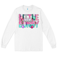 White Little Bunny Easter Long Sleeve Tee - BundleAndBundleShop