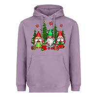 Lavender christmas gnomies Heavyweight Hoodie - CowGirlArtShop