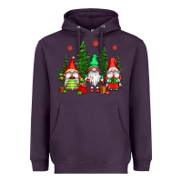 Plum christmas gnomies Heavyweight Hoodie - CowGirlArtShop