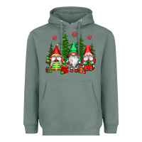 Sage christmas gnomies Heavyweight Hoodie - CowGirlArtShop