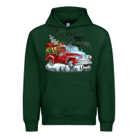 Forest Green it's the most wonderful time of the year Urban Hoodie - FaDigitalArtStudio