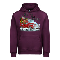 Mauve Wine it's the most wonderful time of the year Urban Hoodie - FaDigitalArtStudio