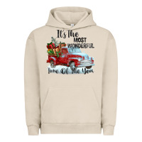 Pigment French Oak it's the most wonderful time of the year Urban Hoodie - FaDigitalArtStudio