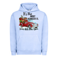 Pigment Grape Ice it's the most wonderful time of the year Urban Hoodie - FaDigitalArtStudio