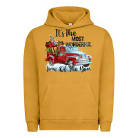 Pigment Peanut Butter it's the most wonderful time of the year Urban Hoodie - FaDigitalArtStudio