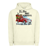 Pigment Pistachio it's the most wonderful time of the year Urban Hoodie - FaDigitalArtStudio