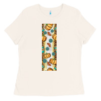 Bone pumpkin fall Ladies Tee - BundleAndBundleShop