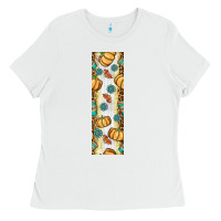 White pumpkin fall Ladies Tee - BundleAndBundleShop