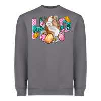 Storm Hop Bunny Easter Heavyweight Sweatshirt - BundleAndBundleShop
