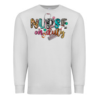 Dove Grey nurse on duty Premium Sweatshirt - CowGirlArtShop