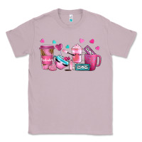 Lilac lash hustler with eyelashes coffee cups Classic Tee - NancyCooperArtShop