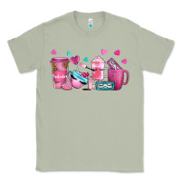 Matcha lash hustler with eyelashes coffee cups Classic Tee - NancyCooperArtShop