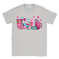 Moon Dust lash hustler with eyelashes coffee cups Classic Tee - NancyCooperArtShop