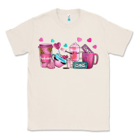 Natural lash hustler with eyelashes coffee cups Classic Tee - NancyCooperArtShop