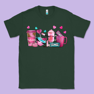 Lash Hustler With Eyelashes Coffee Cups Classic Tee Designed By Nancycooperartshop