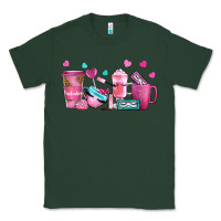 Sports Green lash hustler with eyelashes coffee cups Classic Tee - NancyCooperArtShop