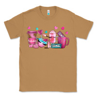 Toasted Coconut lash hustler with eyelashes coffee cups Classic Tee - NancyCooperArtShop