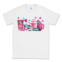 White lash hustler with eyelashes coffee cups Classic Tee - NancyCooperArtShop