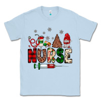 Dusty Blue nurse Christmas Classic Tee - JahusDesignShop