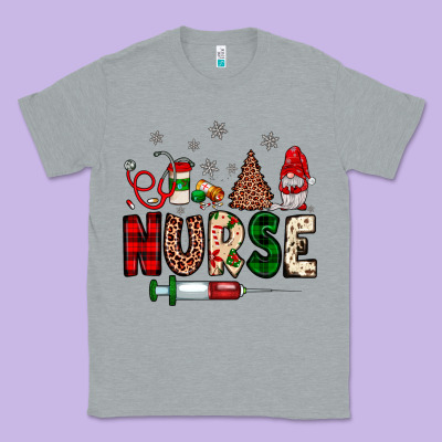 Nurse Christmas Classic Tee Designed By Jahusdesignshop