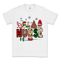 White nurse Christmas Classic Tee - JahusDesignShop