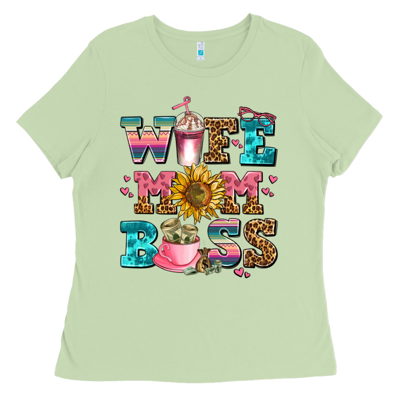 Wife Mom Boss Ladies Tee by AdoDesignShop | Teevron