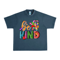 Midnight Navy autism be kind Urban Heavy Tee - NancyCooperArtShop