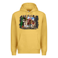 Antique Gold jingle all the way Premium Hoodie - CowGirlArtShop